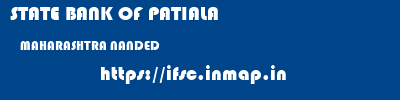 STATE BANK OF PATIALA  MAHARASHTRA NANDED    ifsc code